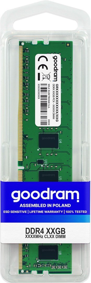 GOODRAM DDR4 16GB PC4-25600 (3200MHz) CL22 2048x8 GoodRam