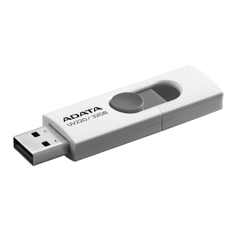 Pendrive ADATA UV220 AUV220-32G-RWHGY (32GB; USB 2.0; kolor biały) ADATA