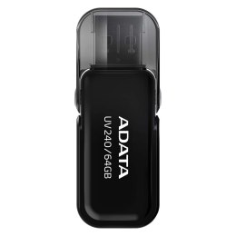 Pendrive ADATA UV240 AUV240-64G-RBK (64GB; USB 2.0; kolor czarny) ADATA