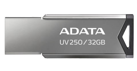 Pendrive ADATA UV250 AUV250-32G-RBK (32GB; USB 2.0; kolor srebrny) ADATA