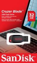 Pendrive SanDisk CRUZER BLADE SDCZ50-032G-B35 (32GB; USB 2.0; kolor czarny) SanDisk