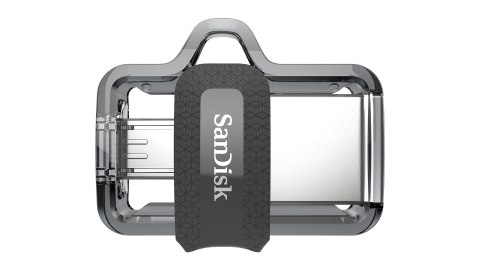 Pendrive SanDisk Ultra Dual Drive M3.0 SDDD3-032G-G46 (32GB; microUSB, USB 3.0; kolor szary) SanDisk