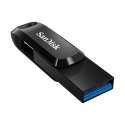 Pendrive SanDisk Ultra Dual GO SDDDC3-128G-G46 (128GB; USB 3.0, USB-C; kolor czarny) SanDisk