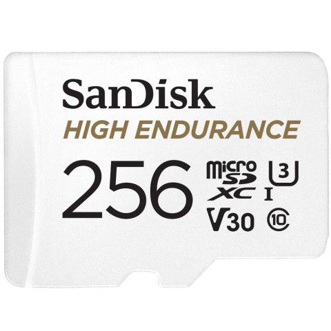 High Endurance microSDXC 256GB V30 z adapterem (rejestratory i monitoring) SanDisk