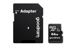 Karta pamięci GoodRam M1AA-0640R12 (64GB; Class 10; + adapter) GoodRam