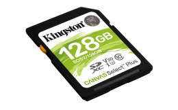 Karta pamięci Kingston Canvas Select Plus SDS2/128GB (128GB; Class U3, V30; Karta pamięci) Kingston