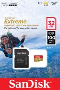 Karta pamięci SanDisk Extreme SDSQXAF-032G-GN6AA (32GB; Class U3; Adapter, Karta pamięci) SanDisk