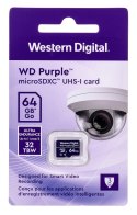 Karta pamięci WD Purple microSDXC WDD064G1P0C (64GB; Class 10, Class U1) WD