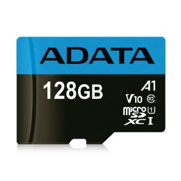 Karta pamięci z adapterem ADATA Premier AUSDX128GUICL10A1-RA1 (128GB; Class 10; + adapter) ADATA