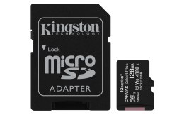 Karta pamięci z adapterem Kingston Canvas Select Plus SDCS2/128GB (128GB; Class 10, Class U1, V10; + adapter) Kingston