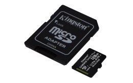 Karta pamięci z adapterem Kingston Canvas Select Plus SDCS2/128GB (128GB; Class 10, Class U1, V10; + adapter) Kingston