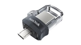 Pendrive SanDisk ULTRA SDDD3-128G-G46 (128GB; microUSB, USB 3.0; kolor szary) SanDisk