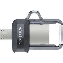 Pendrive SanDisk ULTRA SDDD3-128G-G46 (128GB; microUSB, USB 3.0; kolor szary) SanDisk