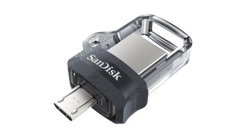 Pendrive SanDisk Ultra Dual Drive SDDD3-064G-G46 (64GB; microUSB, USB 3.0; kolor czarny) SanDisk