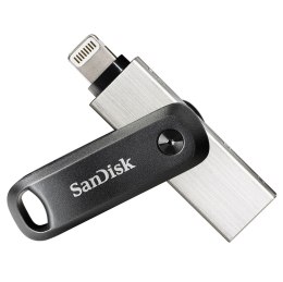 Pendrive SanDisk iXpand GO SDIX60N-128G-GN6NE (128GB; Lightning, USB 3.0; kolor srebrny) SanDisk