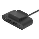 Ładowarka rozgałęziacz USB-C Belkin BoostCharge 4-Port USB Power Extender 1xUSB-C -> 2xUSB-A/2xUSB-C Black Belkin