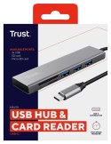 Trust HALYX FAST USB-C HUB CARD  READER Trust