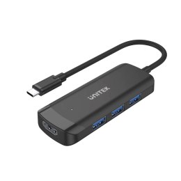 UNITEK HUB AKTYWNY USB-C 3X USB-A 3.1, HDMI 4K30HZ UNITEK