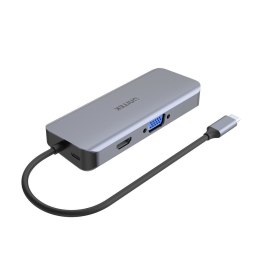 UNITEK HUB USB-C 3XUSB 3.1, PD, HDMI, SD, VGA RJ45 UNITEK