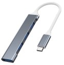 VAKOSS HUB USB-C TC-4125X 1XUSB 3.0 3XUSB 2.0 VAKOSS