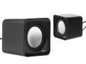 Zestaw głośników komputerowe AUDIOCORE AC870B (2.0; kolor czarny) AUDIOCORE