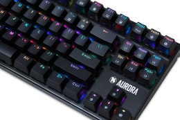 KLAWIATURA I-BOX AURORA K-2R RGB, MECHANICZNA, BLUE SWITCH, GAMING IBOX