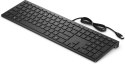 Klawiatura HP Pavilion Wired Keyboard 300 przewodowa czarna 4CE96AA Hewlett-Packard