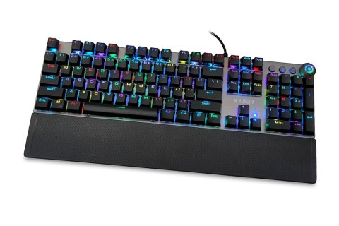 Klawiatura mechaniczna IBOX AURORA K-4 RGB IKGMK4 (USB; (US); kolor czarny) IBOX