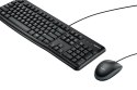 Zestaw klawiatura + mysz Logitech MK120 920-002562 (membranowa; USB 2.0; (US); kolor czarny; optyczna; 1000 DPI) Logitech