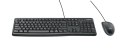 Zestaw klawiatura + mysz Logitech MK120 920-002562 (membranowa; USB 2.0; (US); kolor czarny; optyczna; 1000 DPI) Logitech