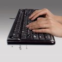 Zestaw klawiatura + mysz Logitech MK120 920-002562 (membranowa; USB 2.0; (US); kolor czarny; optyczna; 1000 DPI) Logitech