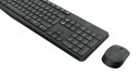 Zestaw klawiatura + mysz membranowa Logitech MK235 920-007931 (USB 3.0; kolor szary; optyczna) Logitech