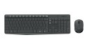 Zestaw klawiatura + mysz membranowa Logitech MK235 920-007931 (USB 3.0; kolor szary; optyczna) Logitech