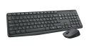 Zestaw klawiatura + mysz membranowa Logitech MK235 920-007931 (USB 3.0; kolor szary; optyczna) Logitech