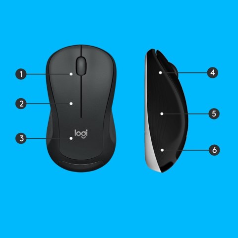 Zestaw klawiatura + mysz membranowa Logitech MK540 920-008685 (USB; kolor czarny; optyczna; 1000 DPI) Logitech