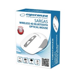 ESPERANZA MYSZ BLUETOOTH 4D SARGAS BIAŁA EM130W Esperanza