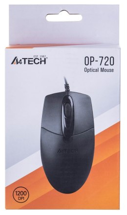 Mysz A4 TECH OP-720 A4TMYS43754 (optyczna; 800 DPI; kolor czarny) A4 TECH