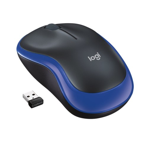 Mysz Logitech M185 910-002239 (optyczna; 1000 DPI; kolor niebieski) Logitech