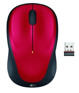 Mysz Logitech M235 910-002496 (optyczna; 1000 DPI; kolor czerwony) Logitech