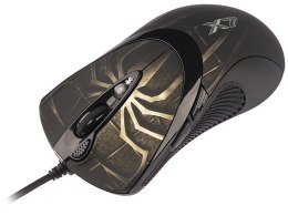 Mysz komputerowa A4 TECH Evo XGame Laser Oscar X747 Brown Fire A4TMYS29980 (laserowa; 3600 DPI; kolor brązowy) A4 TECH