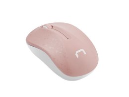 NATEC MYSZ BEZPRZEWODOWA TOUCAN PINK-WHITE 1600DPI NMY-1652 NATEC