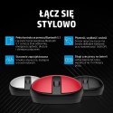 Mysz HP 240 Empire Red Bluetooth Mouse bezprzewodowa czerwono-czarna 43N05AA Hewlett-Packard