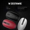 Mysz HP 240 Empire Red Bluetooth Mouse bezprzewodowa czerwono-czarna 43N05AA Hewlett-Packard