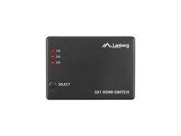 LANBERG SWITCH VIDEO 3X HDMI + PORT MICRO USB SWV-HDMI-0003 Lanberg