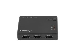 LANBERG SWITCH VIDEO 3X HDMI + PORT MICRO USB SWV-HDMI-0003 Lanberg