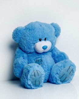 Miś TEDDY 60cm niebieski Go Gift