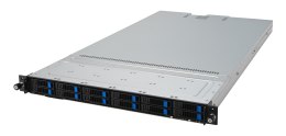 Platforma Asus Rack (1U) RS500A-E12-RS12U AMD Epyc 9004 (16x NVMe, 2xM.2, 2xGPU, 2x1Gbe, IPMI, 1+1 1600W) ASUS