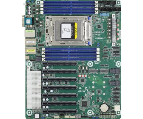 Płyta główna ASRock ROMED8-2T 1x SP3 AMD Epyc 7000 SoC (SATA, NVMe, 2xM.2, 2x10GbE, IPMI) Asrock