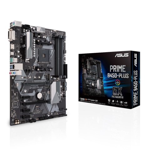 Płyta główna ASUS PRIME PRIME B450-PLUS (AM4; 4x DDR4 DIMM; ATX; CrossFireX) ASUS