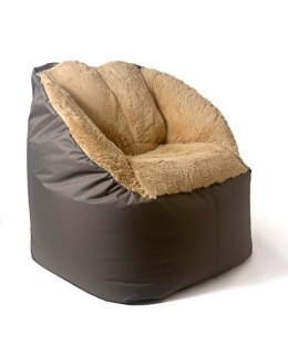 Pufa worek sako FLUFFY brąz XXL 140x90 Go Gift